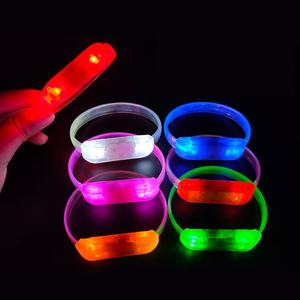 สายรัดข้อมือเรืองแสง LED ควบคุมด้วยเสียงอุปกรณ์การเชียร์งานปาร์ตี้ - Product Image 3