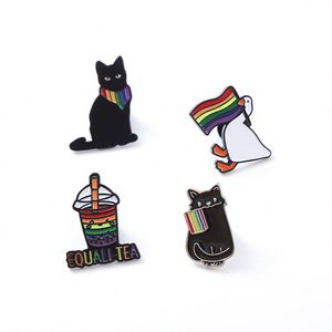 Pins Personalizados de Metal, Broches de Esmalte Duro y Suave, Insignias de Esmalte Suave Personalizadas, Pin de Metal de Dibujos Animados para Mochilas y Ropa - Product Image 1