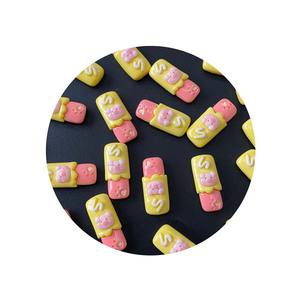 Mix Cartoon Résine Chocolat Bonbons Dos Plat Embellissements Lapin Ours Chat Cochon Chien Cabochons <span class=keywords><strong>Pour</strong></span> Artisanat Cheveux Arcs Center Decor - Product Image 6