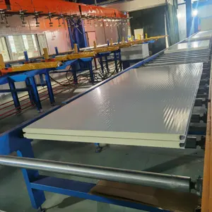 Pu Cold Room Panel Manufactures Polyurethane Sandwich Panel Isolation For Cold Room Construction