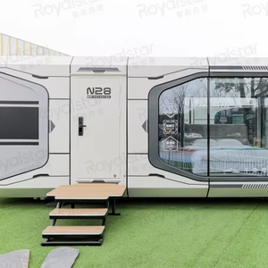 360 ° Panoramic Starlight Villa Star Series N28 Ultra Prefab House con cúpula transparente - Product Image 1