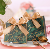 Sacs cadeaux de luxe en papier kraft recyclé avec impression offset marbrée pour Noël, mariage, anniversaire, fête