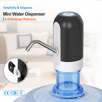 Best-seller Distributeur d'eau électrique 1 gallon portable rechargeable par USB Pompe automatique sans contact à froid pour embouteillage de bureau