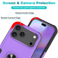 Coque de protection robuste double couche antichoc OEM/ODM pour iPhone 16 17 18 Pro Max – Vente en gros personnalisée
