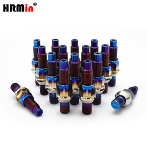 HRMin Gr5 Titanium M14 * 1.25*78mm <span class=keywords><strong>Goujon</strong></span> de <span class=keywords><strong>roue</strong></span> et 27mm Écrous de <span class=keywords><strong>roue</strong></span> et accessoires <span class=keywords><strong>pour</strong></span> voiture de course BMW - Product Image 3