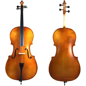 The high quality low price sales Professional production of high-end craft cello made of all solid wood and ebony pieces