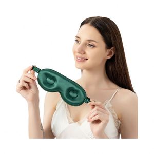 Luxury 3D Contoured Cup <b>Sleep</b> <b>Light</b> Blocking Cotton Night Blindfold Eye Mask With Elastic Strap for Travel - Product Image 1