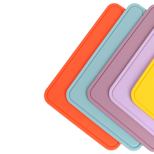 Outil alimentaire <span class=keywords><strong>complémentaire</strong></span> antidérapant bloc à découper en Silicone tapis de planche à découper de cuisine planche à découper en Silicone de lavage facile - Product Image 5