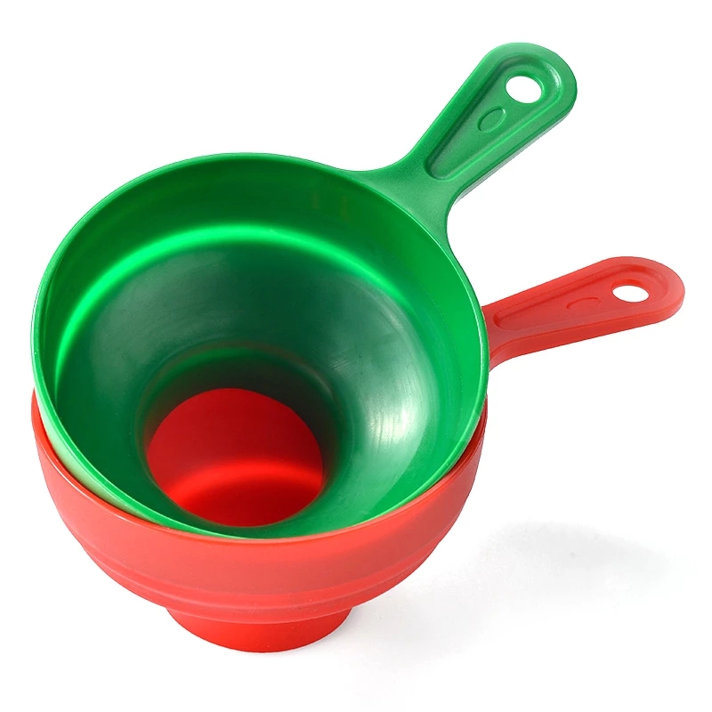 Складная телескопическая Воронка из полипропилена для широких горлышек и обычных банок, кухонные инструменты, большая консервированная банка для варенья и специй, воронка