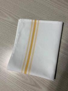 Hot Selling <strong>Yellow</strong> -white Spun Polyester Bistro Napkins Restaurant <strong>Table</strong> <strong>Cloths</strong> - Product Image 2