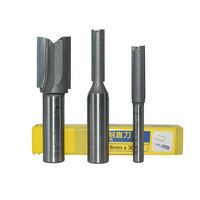 Chuanmu 1/4 Handle Carbide Metric Straight Bit 1801 Milling Cutter ODM/OEM Alat Pertukangan Kayu yang Dapat Disesuaikan 2 Mata Pisau Tinggi