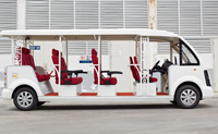 Wuling Série V Luxe 11 places Essence Bus de tourisme Navette pour groupes de voyage Multi-passagers Sécurité des patrouilles dans les zones touristiques