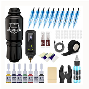 Ghostaxe Complete <strong>Tattoo</strong> Kit Wireless <strong>Tattoo</strong> <strong>Sets</strong> Inks Stencil Gel Pen <strong>Machine</strong> Kit - Product Image 1