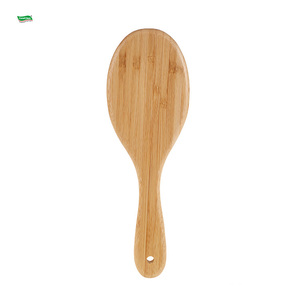 Spazzola per Capelli in Legno di Bambù 100% Naturale OEM Professionale per Donne, Districante, Massaggiante per il Cuoio Capelluto, Ecologica con Setole Morbide - Product Image 5