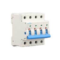 Disjoncteur miniature basse tension 125A HTH2-125 6KA PA66 certifié CE, disjoncteur électronique blanc