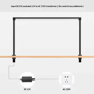 TRI-520-008 Rotativa LED Jóias Showcase Luz jóias vitrines luzes led CRI 90 ouro prata preto acabamento levou showcase luz