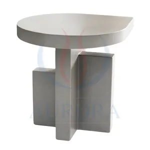 Table d'appoint en béton durable de haute qualité Meubles de jardin en béton de fabricant vietnamien