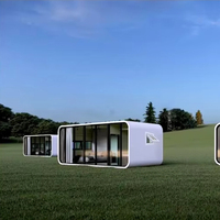 Construction rapide 20ft modulaire préfabriqué petites maisons conteneur bureau Portable Apple House Pod mobile Apple cabine
