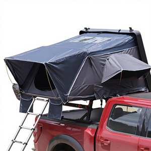 Acampar al aire libre SUV Offroad Car Configuración rápida Tienda en la azotea ABS Carcasa dura Techo de gran tamaño Tienda de campaña para coche - Product Image 1