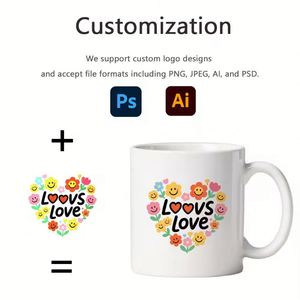 แก้วมัคเซรามิกเปล่าสำหรับพิมพ์ลายแบบซับลิเมชั่น พร้อมโลโก้ - Product Image 3