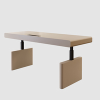 Bureau de travail ergonomique moderne haut de gamme, bureau réglable en hauteur, bureaux de travail en bois massif personnalisables
