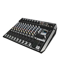 Console de mixage audio numérique professionnelle 4 canaux, console en métal, table de mixage sonore, DJ, studio, live, USB