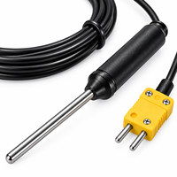 Sonde thermocouple de surface de type K à double aiguille WRNM-020 pour la mesure de la température des surfaces métalliques