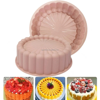 2024 nouveau populaire RTS rond antidérapant facile à libérer maison chocolat Silicone gâteau moule pour Mousses crème glacée