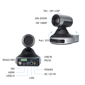JJTS Vidéoconférence hd 1080p ptz camara SDI USB3.0 12/20X Zoom optique Caméra de diffusion <span class=keywords><strong>en</strong></span> <span class=keywords><strong>direct</strong></span> HDMI LAN Caméra de vidéoconférence - Product Image 3