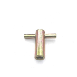Insert de béton en acier au carbone à queue pleine, douille de levage pour tuyaux, trou transversal, zingué brillant, filetage M8, certifié CE - Product Image 2