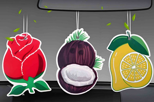 Deodorante per Auto Personalizzato di Lusso, Design Nero, Profumo Duraturo, Senza Oli Essenziali, a Forma di Albero, da Appendere - Product Image 2