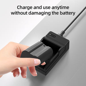<span class=keywords><strong>Chargeur</strong></span> rapide à fente unique PUJIMAX avec 1 batterie 7,4 V 2600 mAh EN-EL15 pour appareils photo <span class=keywords><strong>Nikon</strong></span> D500 D610 <span class=keywords><strong>D750</strong></span> D800 D810 D850 - Product Image 1