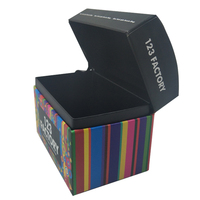 Coffrets cadeaux en carton rigide en forme de cercueil au design unique Logo personnalisé Revêtement UV Stratification mate Gaufrage Bonbons au chocolat