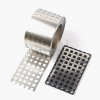 Bande de nickel en acier plaqué nickel OEM personnalisée 6P 18650 21700 26650 pour batterie au lithium, soudage par points
