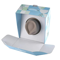 Boîte d'expédition pour chapeaux en matériaux recyclés sur mesure avec doublure en mousse |   Boîte postale pour le rangement et le transport de chapeaux