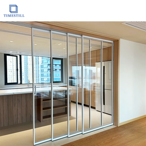 Nouvelles portes de séparation en verre OPK, système parfait de <span class=keywords><strong>porte</strong></span> <span class=keywords><strong>coulissante</strong></span>, liaison synchronisée, fermeture douce, <span class=keywords><strong>porte</strong></span> en verre - Product Image 5