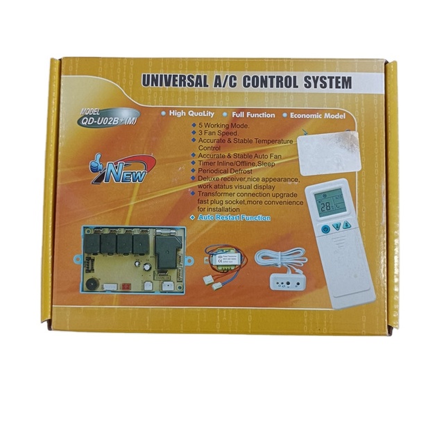 Universal A/C Control System QD-U02B+M Transformer Power Aircon Mainboard for Wall Split AC Repair Replacement