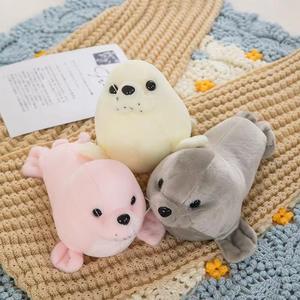 Jouets en peluche animaux marins mignons : phoque, lion de mer – Cadeau de vacances pour enfants, oreiller décoratif, animaux en peluche phoque - Product Image 3