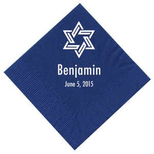 Serviettes en papier rustiques personnalisées pour les mariages anniversaires douches de bébé personnalisées n'importe quelle langue nom couleur Logo décorations de fête - Product Image 2