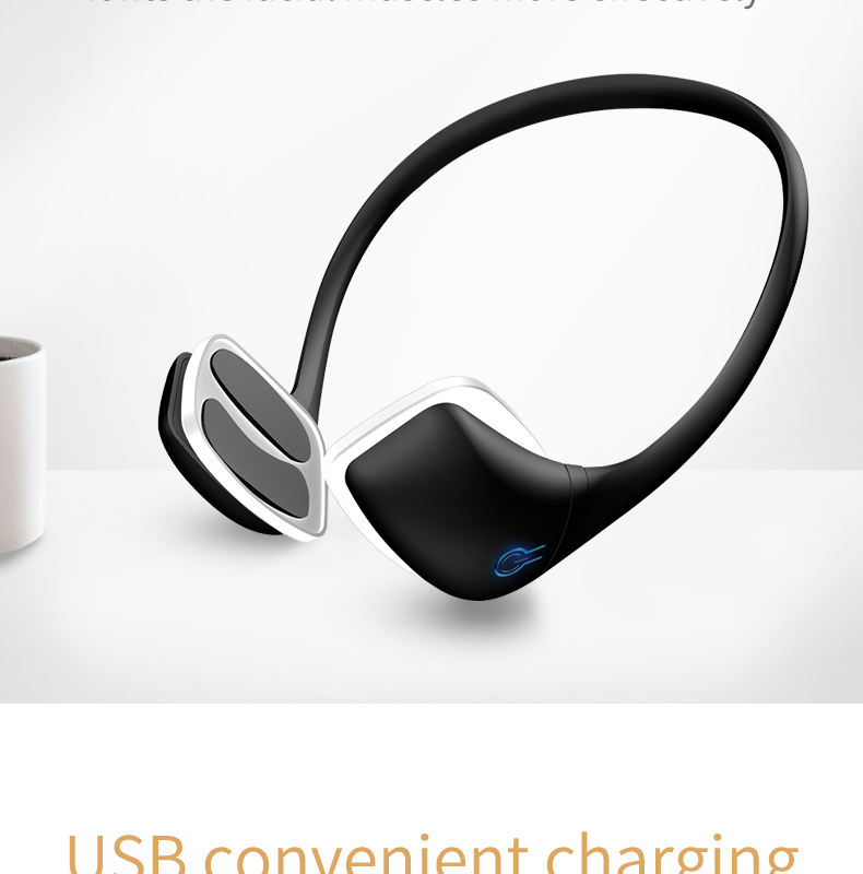 Rechargeable EMS Microcurrent Jawline Trainer Face Shaper Beauty Device for Men Women Jawline exerciser