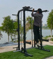 Équipement d'exercice multifonction de gymnastique à usage Commercial de haute qualité smith squat machine Squat Power Cage