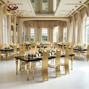 Chaises de restaurant modernes de luxe en acier inoxydable avec dossier haut et revêtement en velours pour l'extérieur - Product Image 3