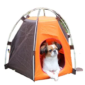 بيت الكلب JETSHARK قفص مرتفع في الهواء الطلق المطر الحماية من الشمس سيارة سرير قابل للطي خيمة تخييم الحيوانات الأليفة