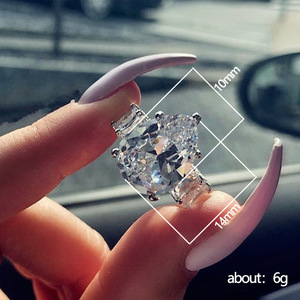 Anello con pietra a goccia per donna, stile elegante e brillante, gioiello da dito alla moda - Product Image 5