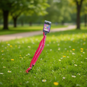 Guinzaglio per Animali Domestici con Motivo Patchwork Cucciolo e Erba, con Corda Resistente - Product Image 2