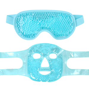 Masque pour les yeux chauffant, perles de gel, masque rafraîchissant, compresse chaude et froide pour un bon sommeil, soulagement des cernes - Product Image 2