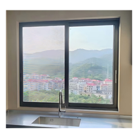 Ventanas Corredizas Grandes de PVC y Vidrio Templado con Diseños Europeos Modernos, Ventanas de Doble Vidrio para Hogares, Venta al Por Mayor