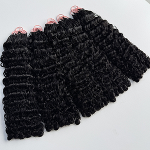 Cheveux bouclés birmans en crochet style bohème, couleur naturelle, texture douce et volumineuse, pour tresses au crochet - Product Image 5