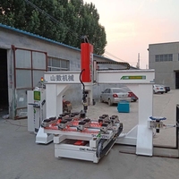 Routeur CNC à broche ATC 9 kW de haute qualité pour le travail du bois, système de contrôle Syntec, servomoteur pour portes, cuisines, gravure 2513