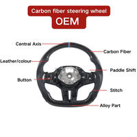 Volante de fibra de carbono Interior de coche personalizado para Ford Raptor F150 6,2 2010 2011 2012 2013 2014